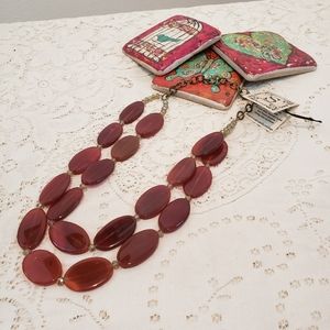 Scooples Carnelian Layers handmade by designer Cindy French